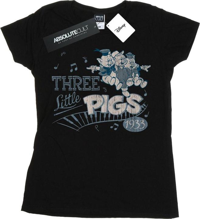Immagine prodotto Disney Three Little Pigs 1933 Maglietta Donna (L)