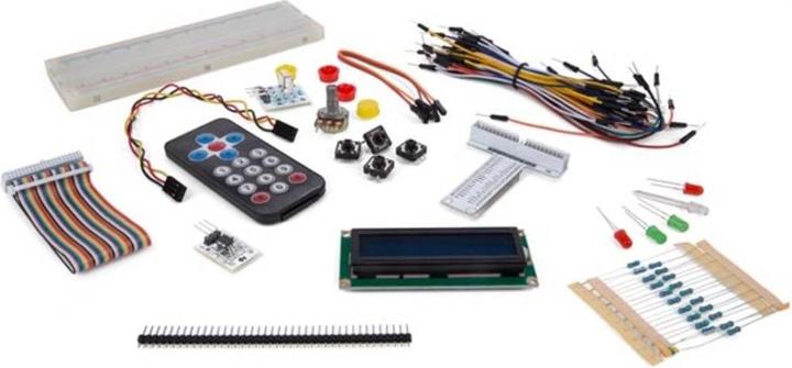 Immagine prodotto Whadda Pacchetto di parti elettroniche per Raspberry Pi (Kit elettronica)