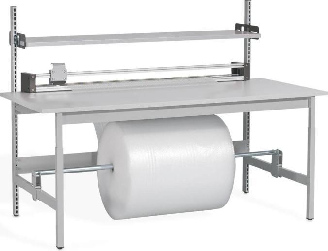Image du produit Moravia Table d'emballage complète ERGO-Budget, basse 1600 x 900 mm (l x p), hauteur totale 1480 mm (160 cm, 160 cm)