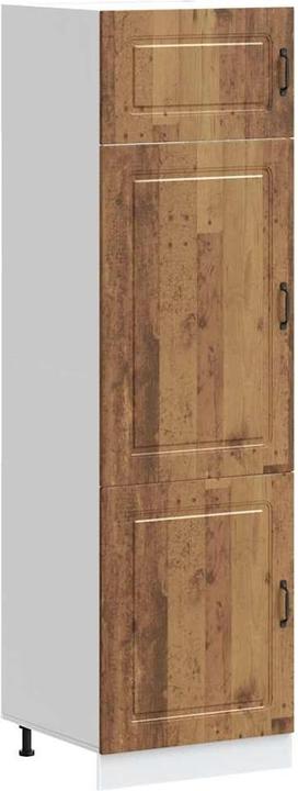 Actual product image VidaXL Kitchen cabinet Kalmar reclaimed wood look wood-based kitchen cabinet white (60 x 57 x 207 cm)
