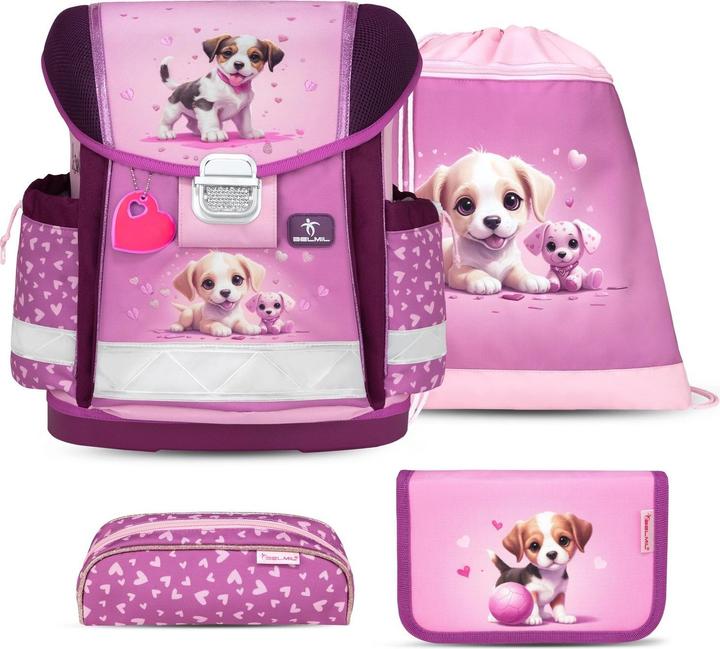 Produktbild Belmil CLASSY Schulrucksack-Set Little Puppies (19 l)