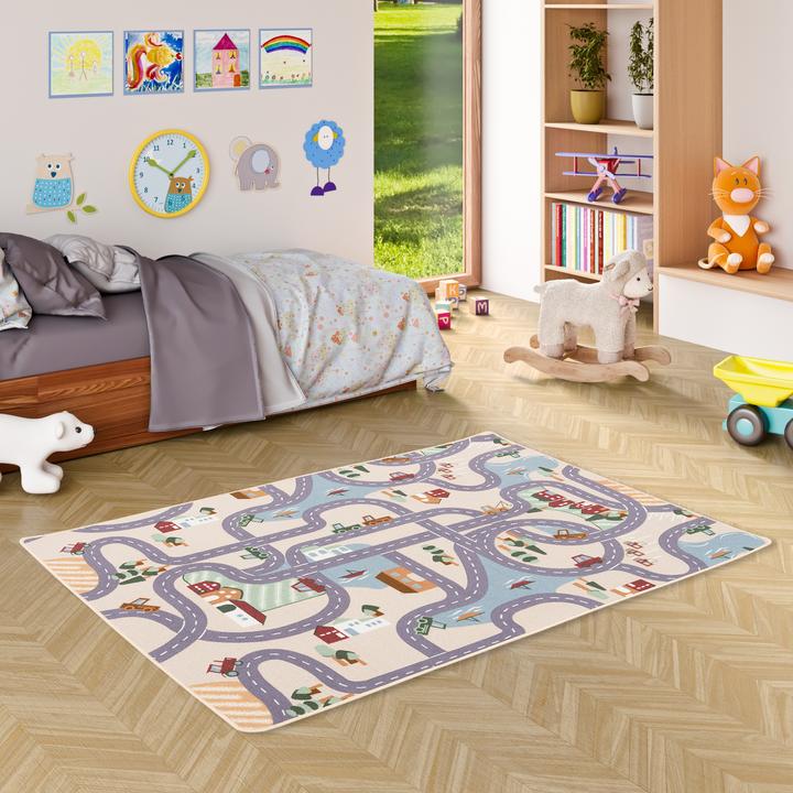 Produktbild Snapstyle Kinder Spiel Strassenteppich Fun Town (100 x 300 cm)