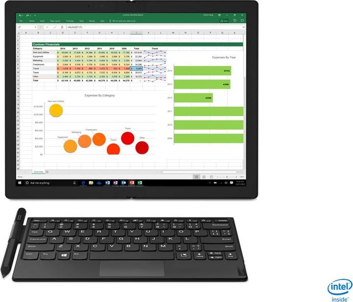 Actual product image Lenovo ThinkPad X1 Fold G1 (13.30", Intel Core i5-L16G7, 8 GB, 512 GB, DE)
