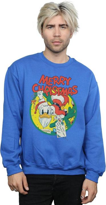 Immagine prodotto Disney Donald Duck Merry Christmas Felpa Uomo (L)