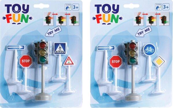 Produktbild Toy Fun Ampel mit Verkehrszeichen