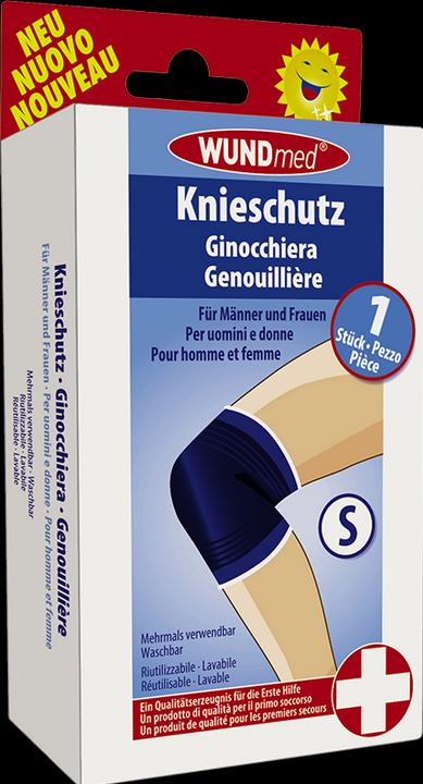 Produktbild Wundmed Elastische Sportbandage blau Kniestütze Grösse S (S)