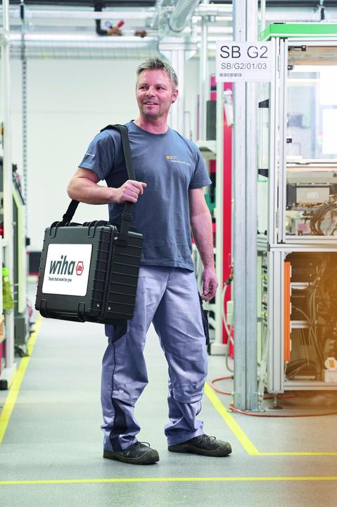 Produktbild Wiha Werkzeugkoffer Set XXL III electric I 104-tlg. I Elektriker Werkzeugkoffer I Werkzeugkasten (106 Teile)