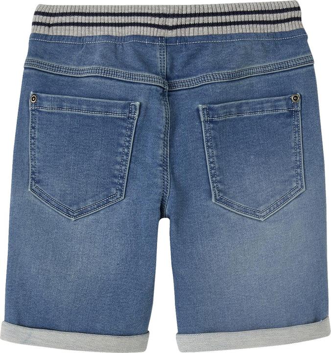 Image du produit Vertbaudet Short garçon à enfiler, look denim (98)