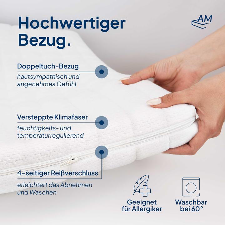 Produktbild AM Qualitätsmatratzen Premium Komfortschaum (110 x 200 cm)