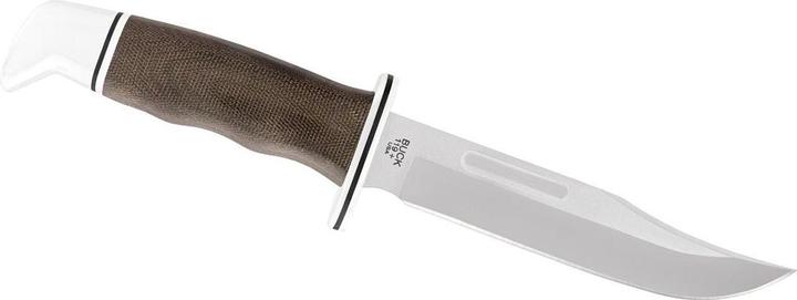 Immagine prodotto Buck SPECIAL PRO 119, acciaio S35VN, inossidabile, micarta di lino, fodero in pelle (15.20 cm)