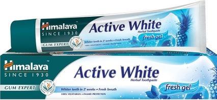 Immagine prodotto Himalaya Active White Dentifricio alle erbe sbiancante per lavarsi i denti 75ml (75 ml)
