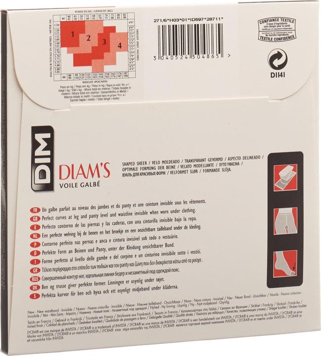 Produktbild DIM Diam's Voile Galbé (22 DEN, 34 - 36)
