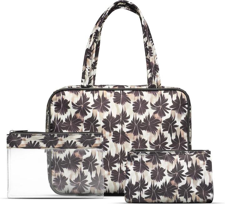 Image du produit Cimi Gillian Jones - Set de 3 sacs cosmétiques - Impression palmier