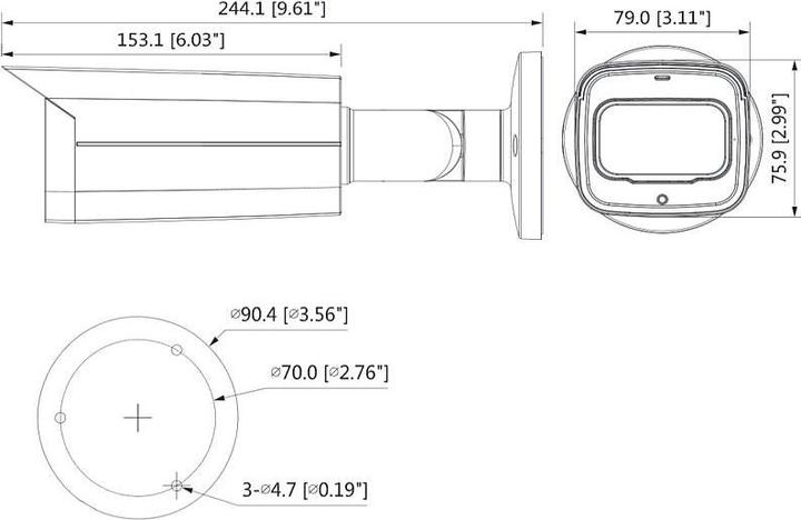 Immagine prodotto Dahua HAC-HFW2501TUP-Z-A-DP-27135-S2 Telecamera HD da 5MP