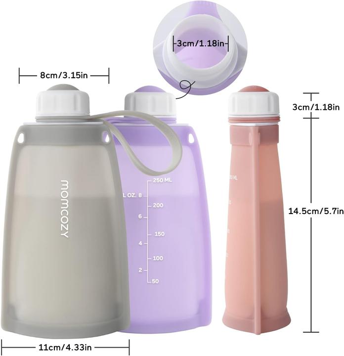 Immagine prodotto Momcozy Sacchetto in silicone per la conservazione del latte