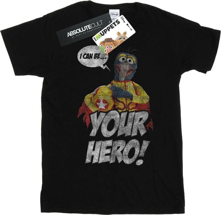 Immagine prodotto Disney The Muppets Gonzo I Can Be Your Hero Maglietta Uomo (L)