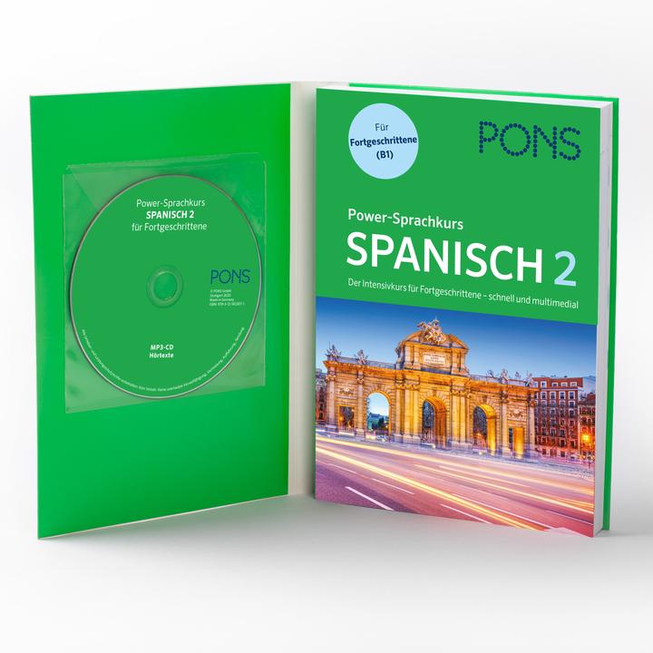 Immagine prodotto Power-Sprachkurs Spanisch 2 (Tedesco, PONS, 2020)
