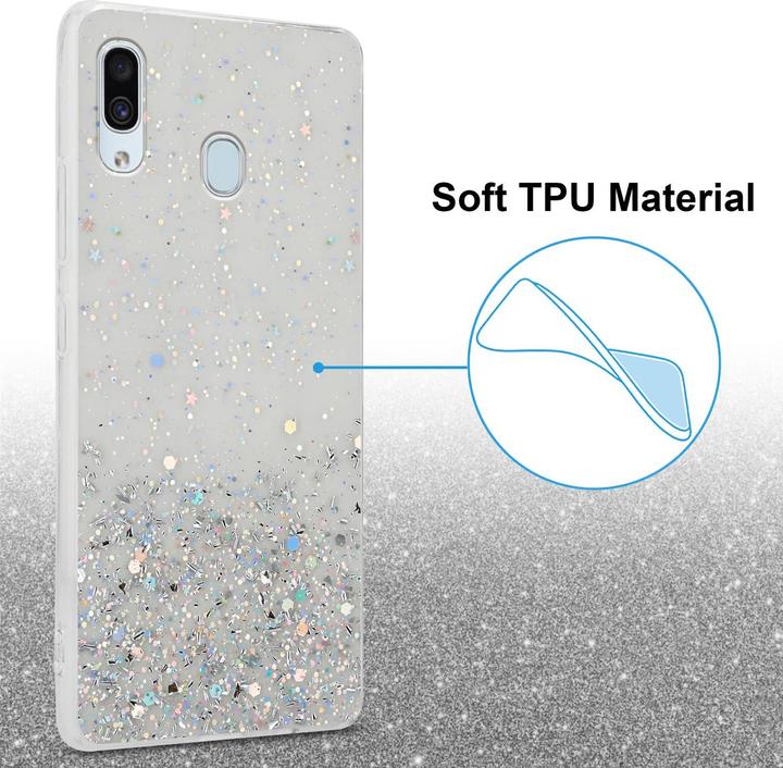 Produktbild Cadorabo TPU Cover funkelnder Glitter (Samsung Galaxy A40)