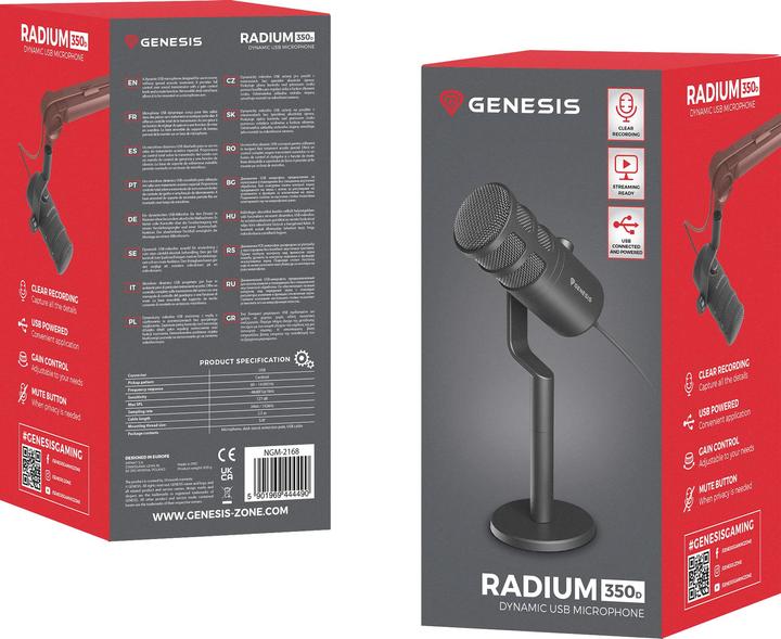 Image du produit Genesis Microphone Radium 350D (NGM-2168)
