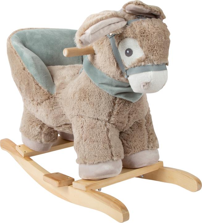 Actual product image small foot Rocking animal donkey with seat