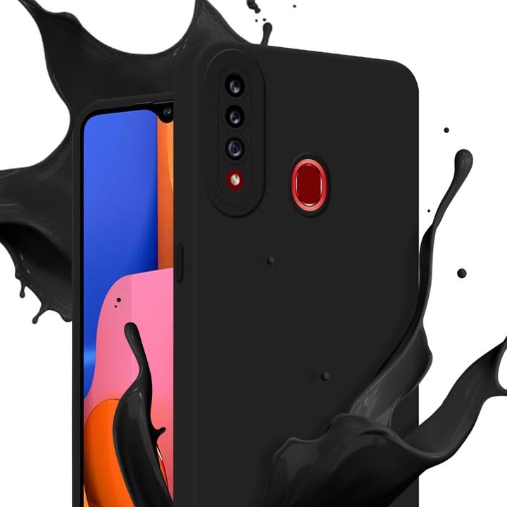 Productafbeelding Cadorabo Hoesje voor Samsung Galaxy A20s in TPU Fluid LM162 Style (Samsung Galaxy A20)