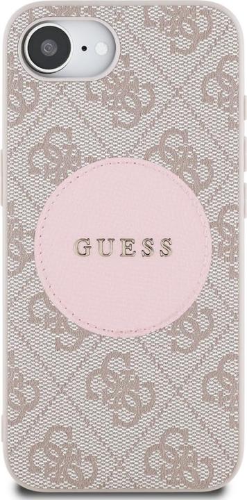 Immagine prodotto Guess - 4G Circle Classic Logo MagSafe (GUHMPSE4P4PGRSGP) - iPhone 16e - Pink (Apple iPhone 16e)