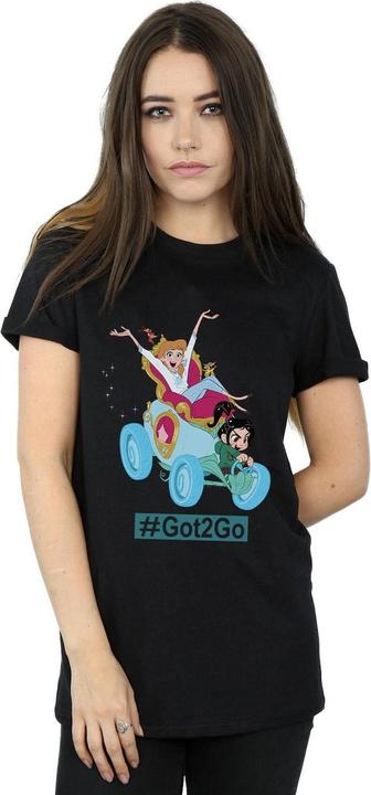Immagine prodotto Disney Wreck It Ralph Cinderella And Vanellope Maglietta Ampia Donna (XXL)