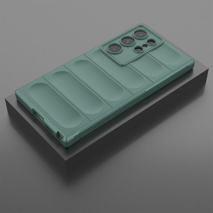 Image du produit Cover-Discount Couverture de protection Rugged verte (Samsung Galaxy S24 Ultra)