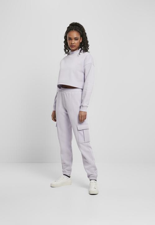 Actual product image Urban Classics Ladies Cropped Oversized Sweat High Neck Crew - 14225 (4XL)