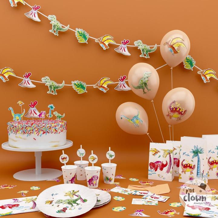 Actual product image P'tit Clown Dino Invitation T Rex