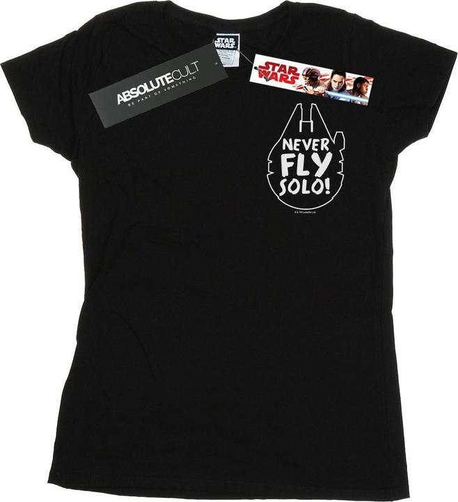 Star Wars Never Fly Solo TShirt (L)