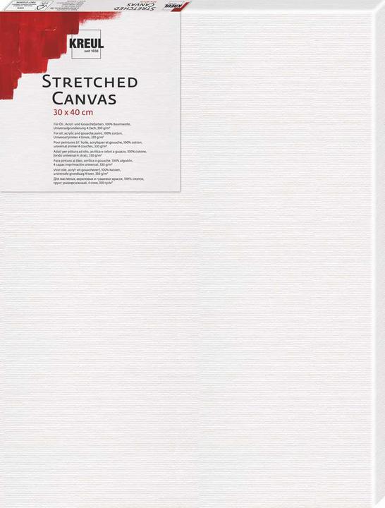 Image du produit Kreul Chassis Stretched Canvas, 200 x 200 mm, blanc