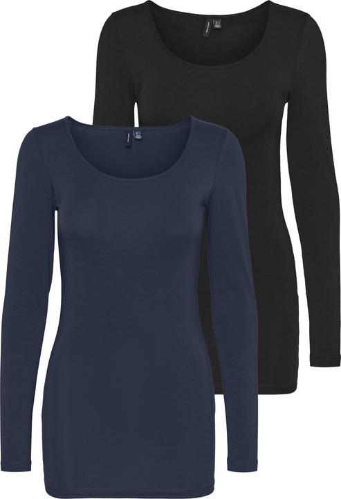 Image du produit Vero Moda Lot de 2 blouses à manches longues (S)