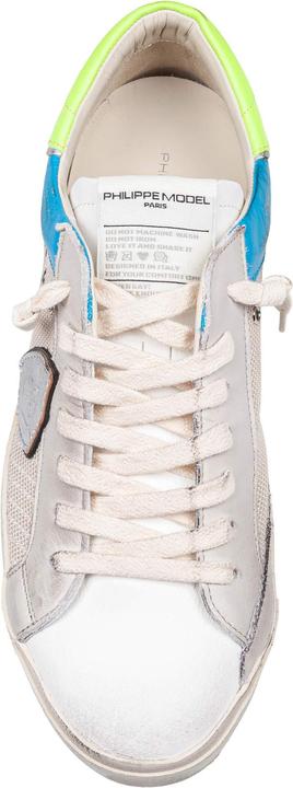 Produktbild Philippe Model sneakers prsx in fabric and leather color white and fluorescent yellow (43)