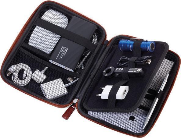 Produktbild Troika BROWN TRAVEL CASE Organizer-Etui mit Reissverschluss, braun/schwarz