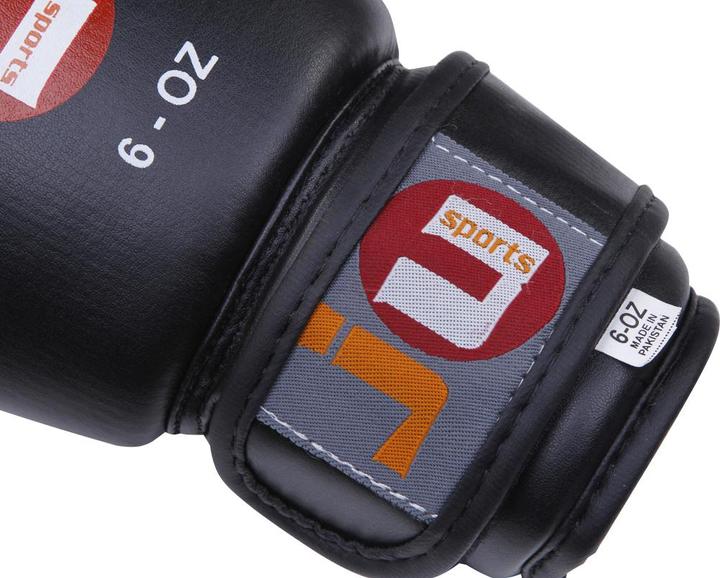 Image du produit Ju-Sports Gants de boxe, noir, pour enfants (8 OZ)