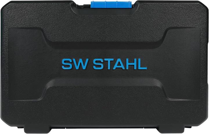 Produktbild SW-Stahl 07748L Steckschlüsselsatz 1/4" Zoll Sechskant I Werkzeugkoffer 48-teilig I Knarrenkasten kl