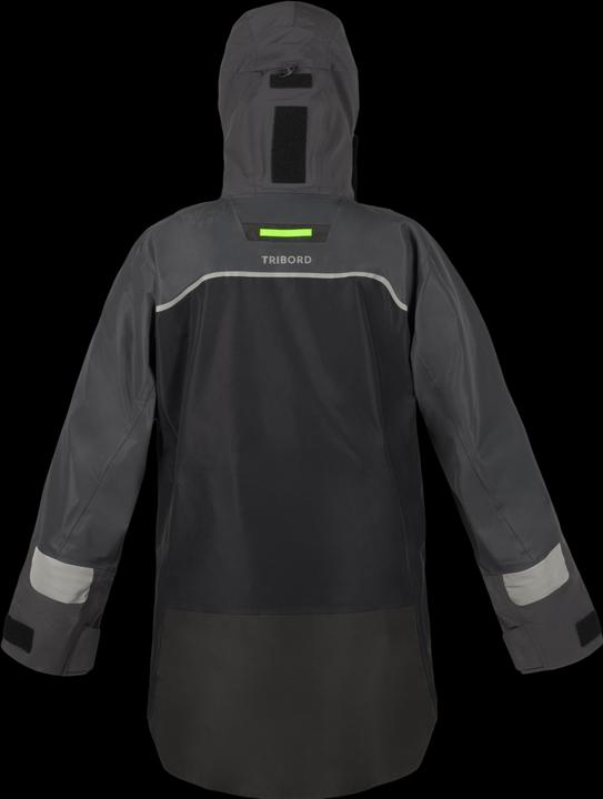 Tribord Schlupfjacke Segeln Herren lang Offshore Pro Series dunkelgrau