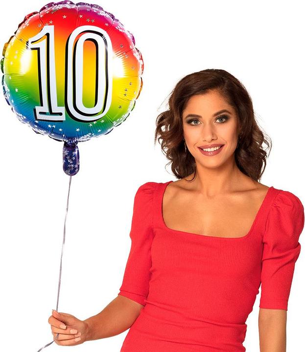 Produktbild Boland Folienballon Rund Nummer 10 (1 x)