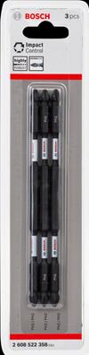 Produktbild Bosch Professional Zubehör PRO Impact Schrauberbit mit Doppelklingen und Pick and Click-Einsätzen, PZ2, 65 mm, 8-tlg. (PZ2)