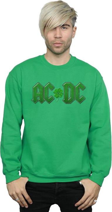 Immagine prodotto AC/DC Felpa in cotone con logo quadrifoglio (XXL)