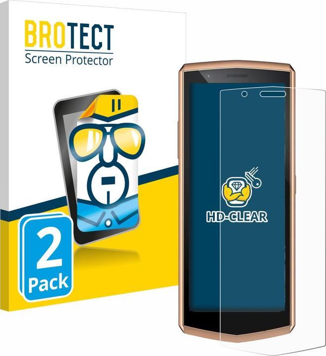 Actual product image BROTECT Screen Protector Clear (2 Piece, Cubot Pocket 3)
