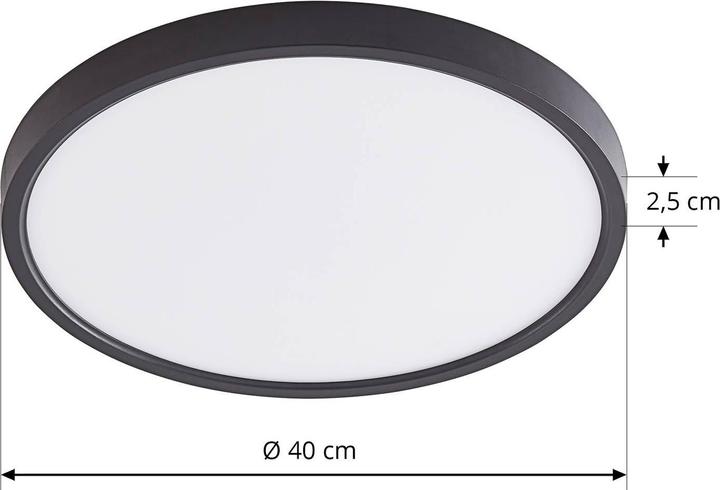 Produktbild Lindby Pravin LED-Deckenleuchte Ø 40 cm 3-Step-CCT (2150 lm)
