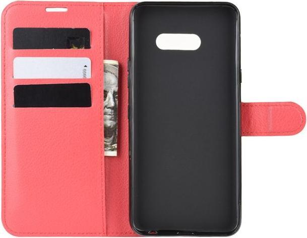 Actual product image MU Classic Litchi Leather Bookcover Series (G8X ThinQ)