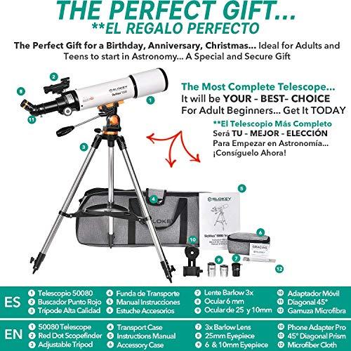Image du produit Slokey Discover The World Astronomatisches Teleskop für Anfänger