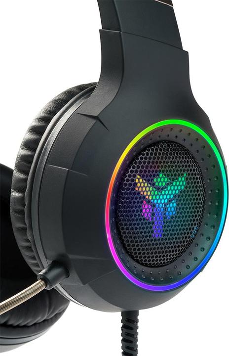 Actual product image Itek Casque Gamer filaire compatible H430 7.1 RGB (Noir) (Cable)