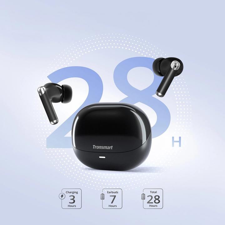 Actual product image Tronsmart TWS Sounfii R4 headphones (black) (7 h, Wireless)