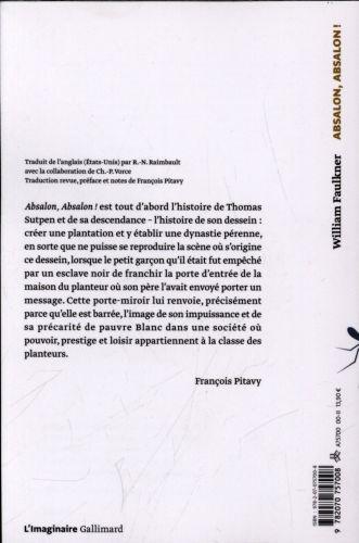 Immagine prodotto Absalon! Absalon! (Francese, Faulkner William, 2017)