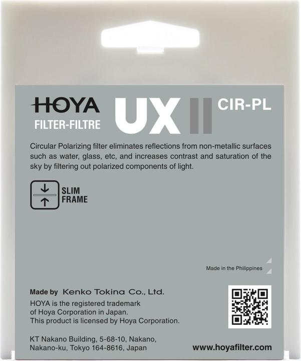 Produktbild Hoya UX II CIR-PL Filter (43 mm, Polarisationsfilter)