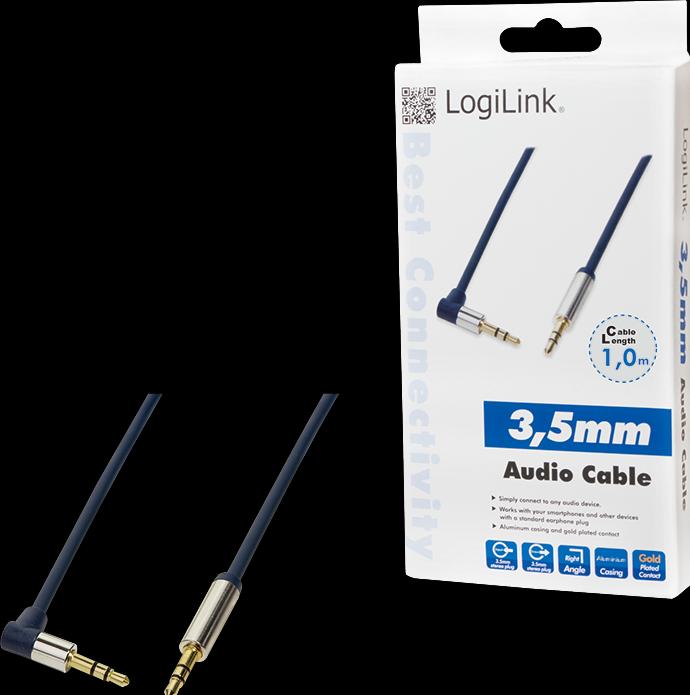 Actual product image LogiLink 3.5mm jack - 3.5mm jack (1 m, 3.5mm jack (AUX))